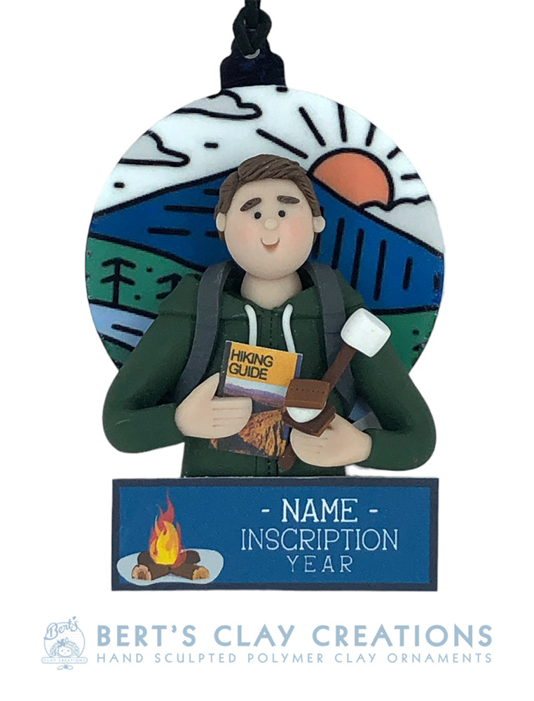 Camper Ornament - Bert's Clay Creations