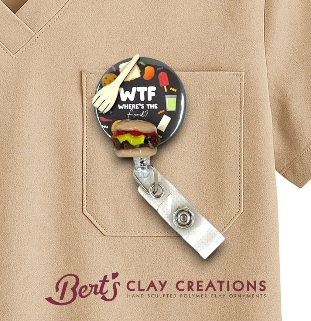 Food Quote Themed Badge, Culinary ID Reel