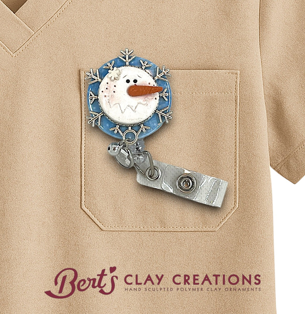 Frosty Badge Reel Topper