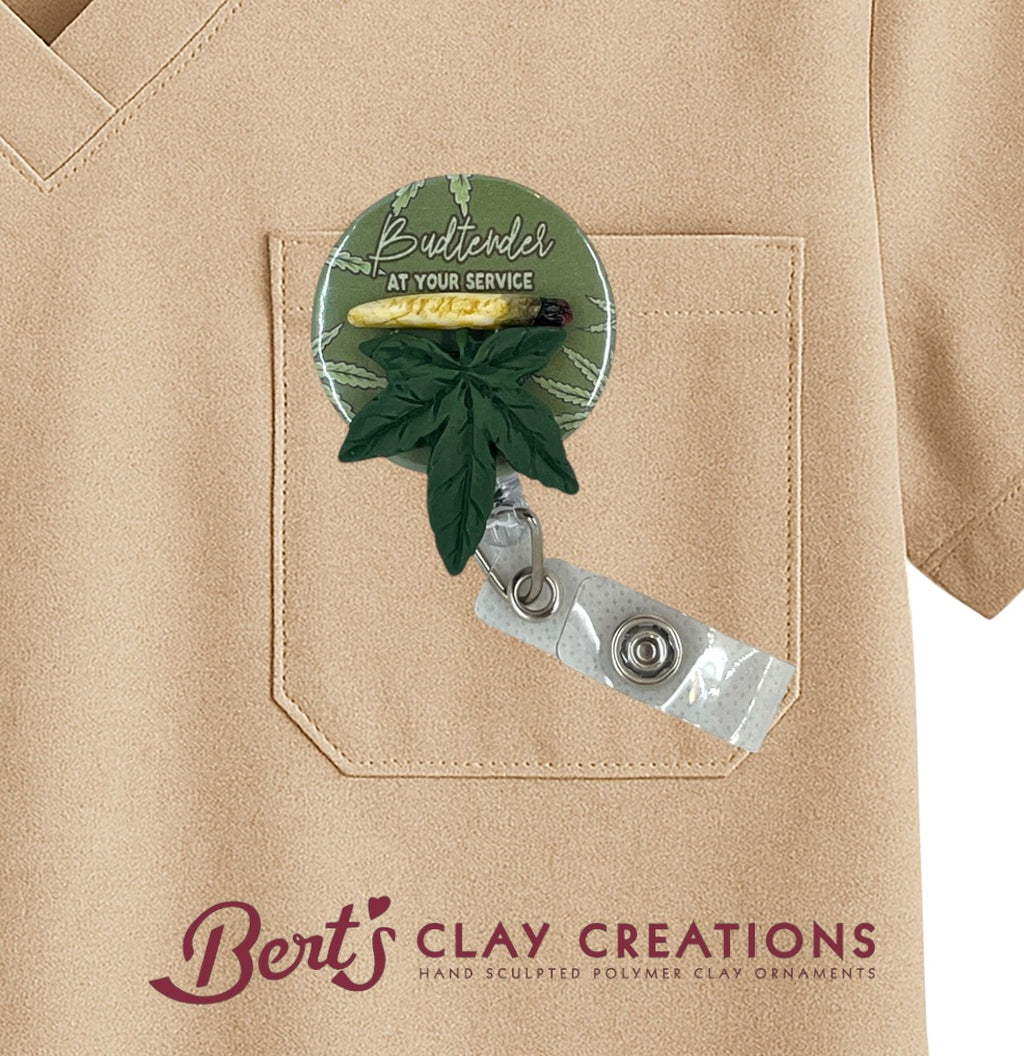 Dispensary Themed 'Budtender At Your Service' Swappable Topper