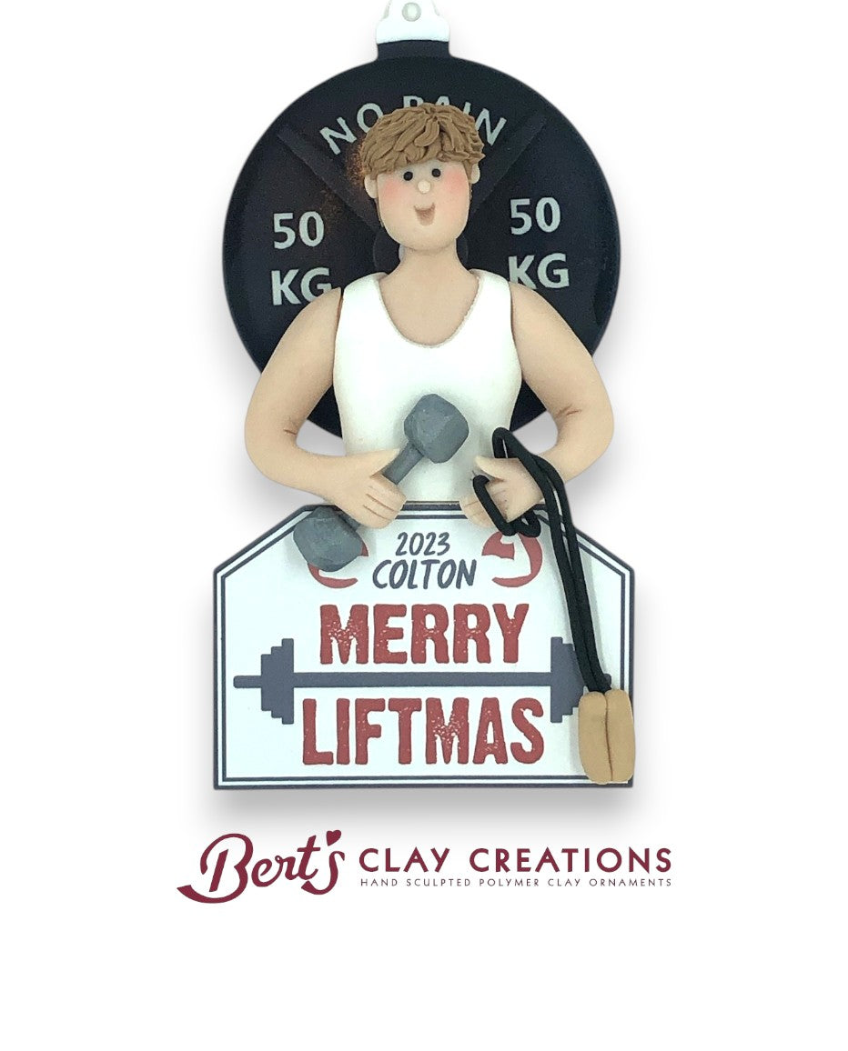 Merry Liftmas Ornament