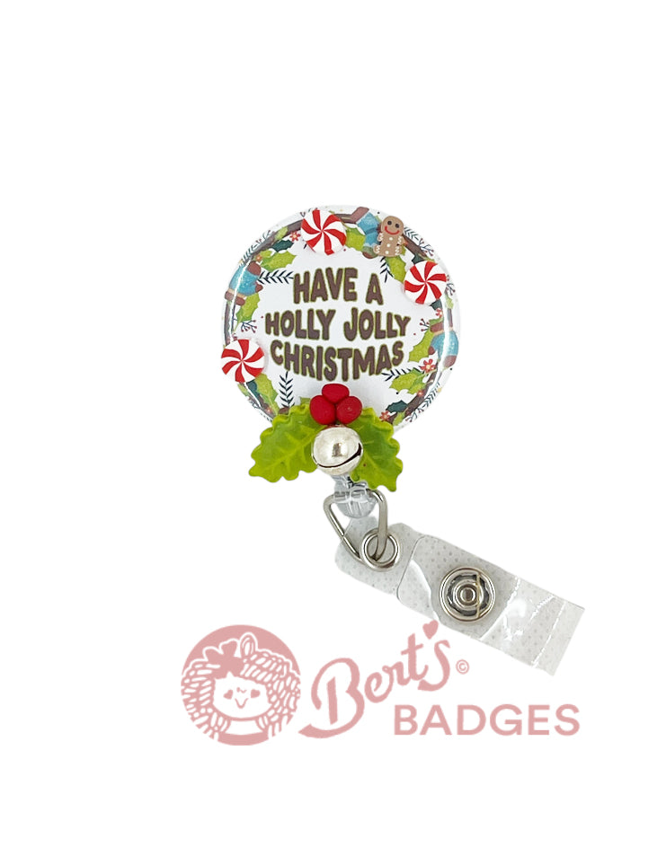 Holly themed Christmas with inscription OPTIONS