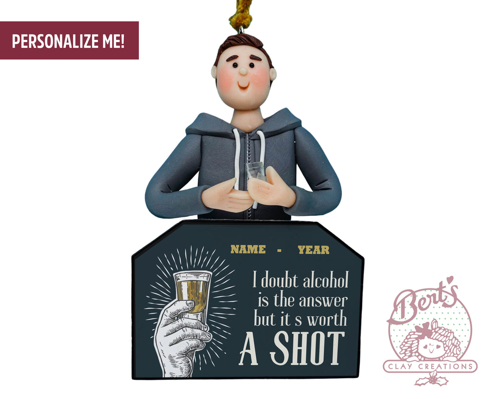 21st Birthday (Shots) Ornament