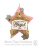 A Star is Born Ornament - With Bear - Bert's Clay Creations