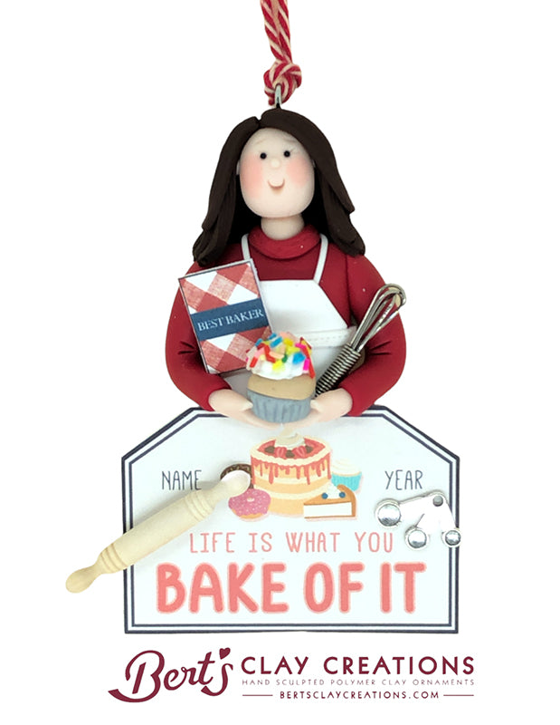 Baker Ornament - Bert's Clay Creations