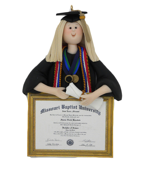 Graduate or Graduation Ornament by Bert's Clay Creations – Bert's