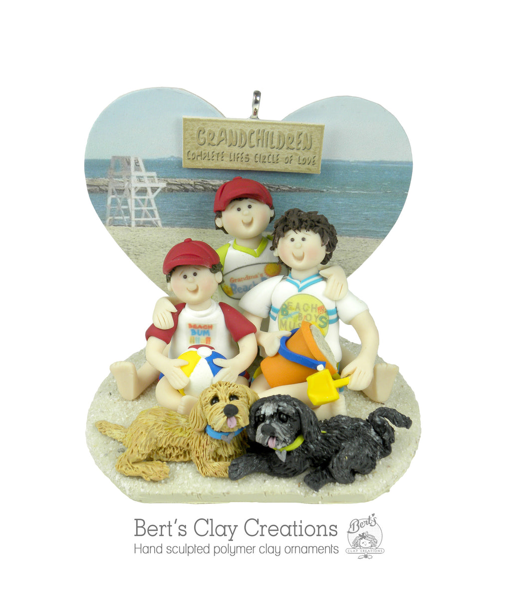 CUSTOM Grandchildren Ornament Submission Quote - Bert's Clay Creations