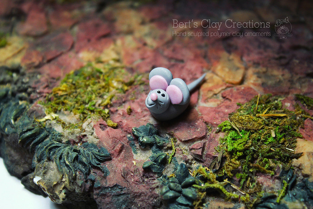 Nativity - Mouse - Bert's Clay Creations