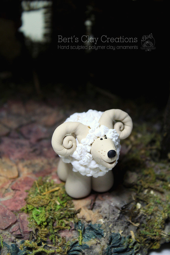Nativity - Ram - Bert's Clay Creations