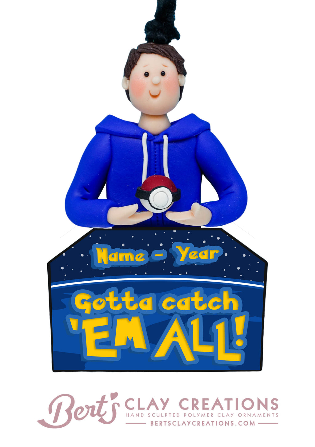 Go Ornament - Bert's Clay Creations