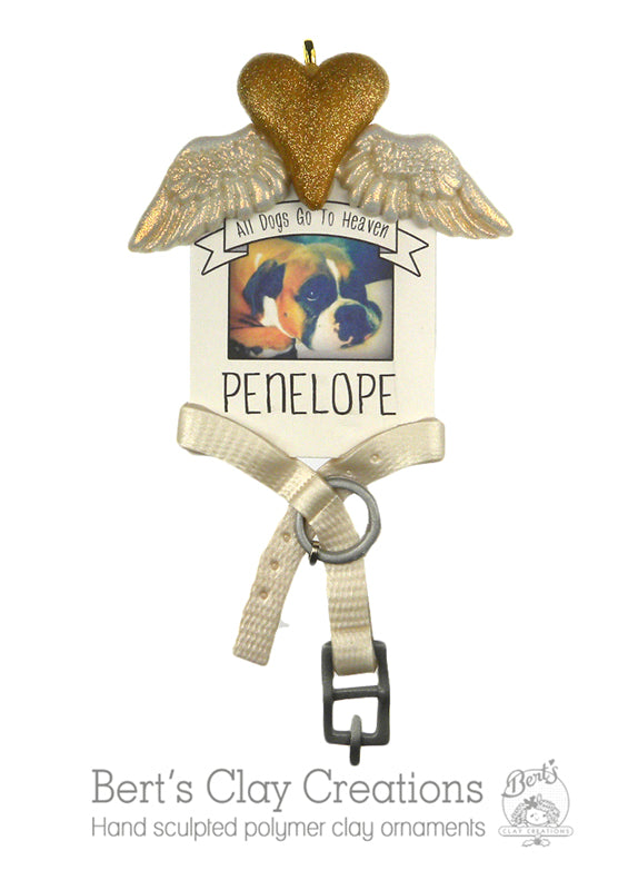 Remembrance Pet Ornament - Bert's Clay Creations