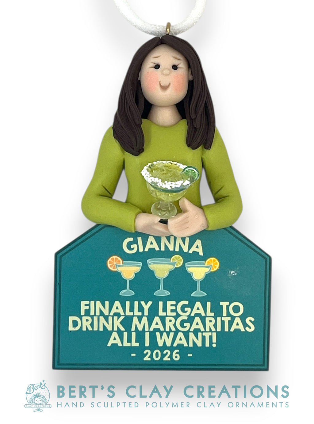 21st Birthday Margarita Ornament