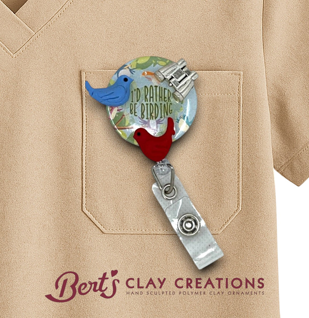 Swappable Birder Badge Topper for Birder