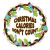 Holly themed Christmas with inscription OPTIONS