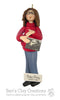 Expecting Mother / New Mom / Pregnancy Ornament - Bert's Clay Creations