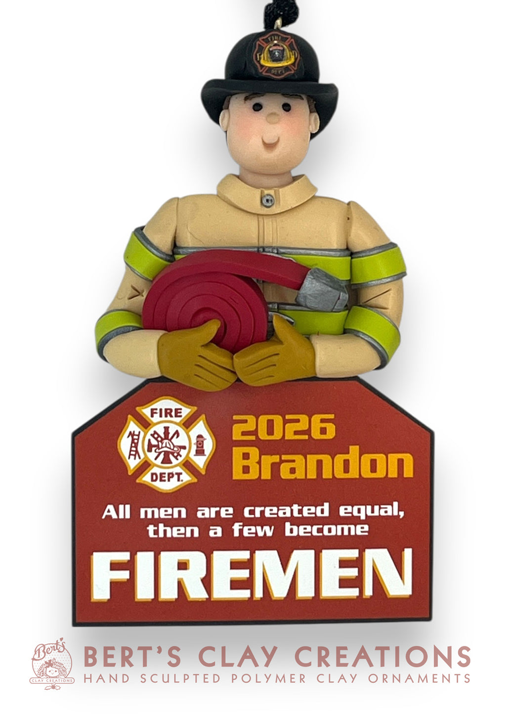 Fireman, Firefighter Ornament
