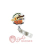Halloween broom topper with inscription options