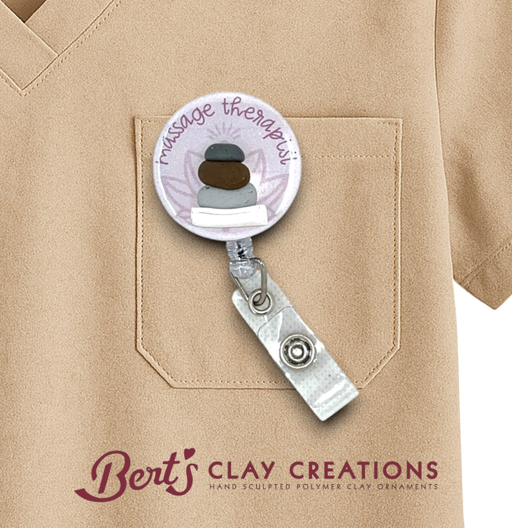 Massage therapist with funny inscription options