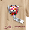 Day of the Dead Sugar Skull Swappable Topper