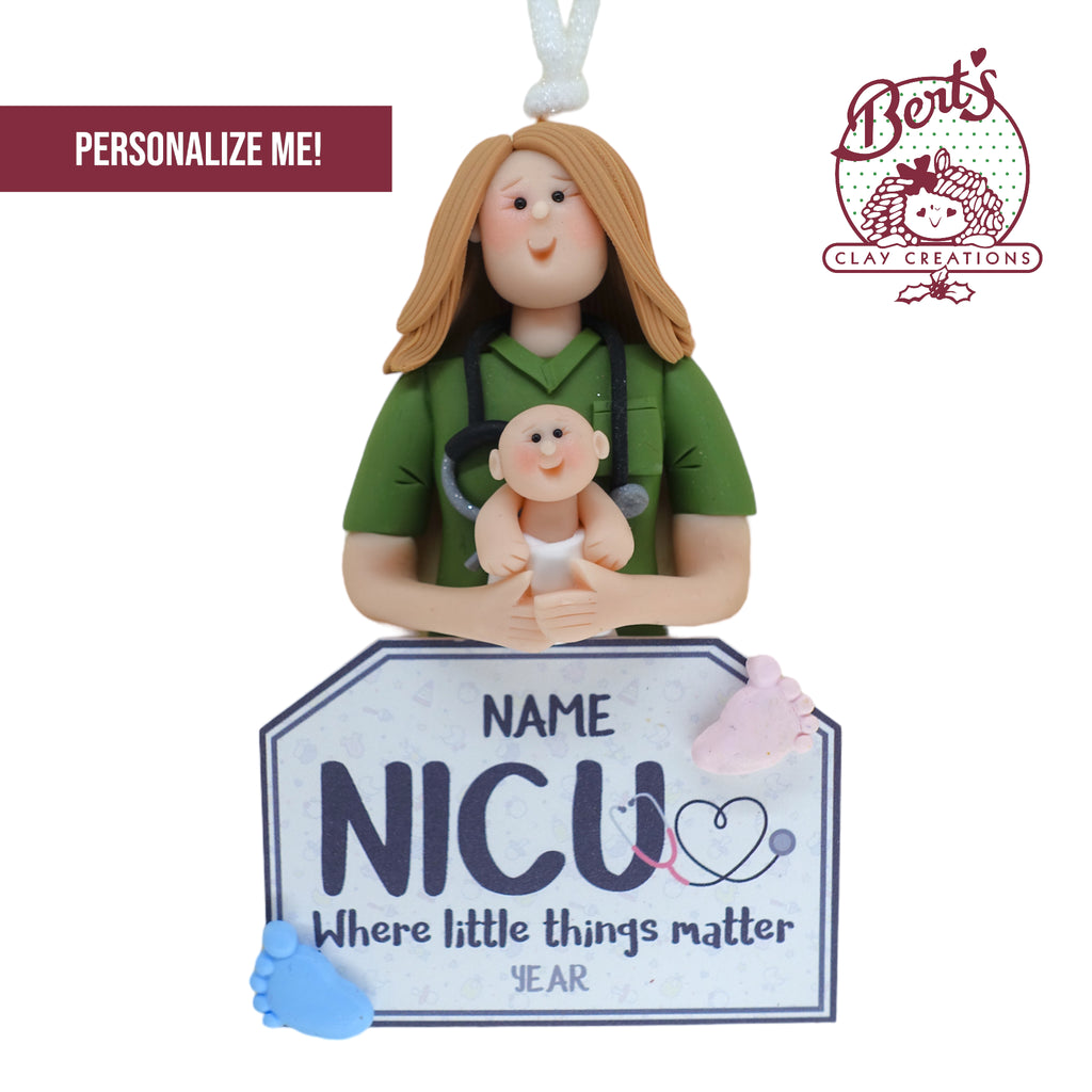 Delivery, NICU, Neonatal Nurse Ornament