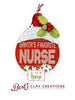 Santa’s Favorite Occupation of your choice – Personalized Holiday Ornament