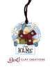 • 	handcrafted snowman ornament
• 	personalized holiday keepsake
• 	polymer clay snowman with scarf
• 	custom name and year ornament
• 	snowy background Christmas decor
• 	Bert’s Clay Creations ornament
• 	festive snowman tree decoration
• 	winter-themed handmade ornament
• 	ornament with snowflakes and sign
• 	cute snowman holiday gift