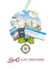 Passport to Christmas – Custom Travel Ornament with Photo & Boarding Pass