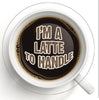 Coffee themed with inscription OPTIONS