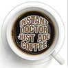 Coffee themed with inscription OPTIONS