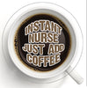 Coffee themed with inscription OPTIONS