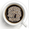Coffee themed with inscription OPTIONS