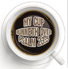 Coffee themed with inscription OPTIONS