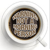 Coffee themed with inscription OPTIONS