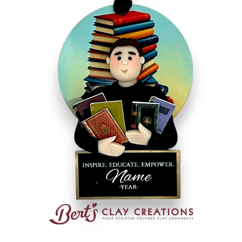 Inspire. Educate. Empower. Teacher Ornament