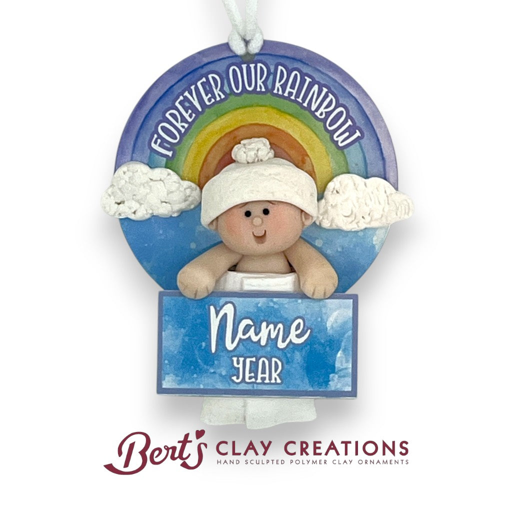 Rainbow Baby Ornament