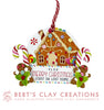 Gingerbread House Ornament