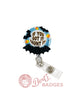 Halloween bat topper with inscription options