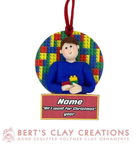 Master Block Builder Ornament