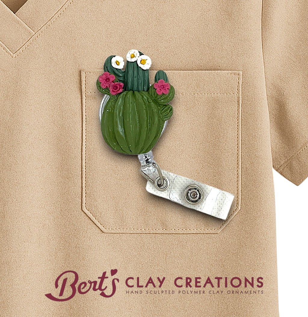 Prickly Pear Badge Reel Topper