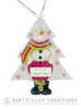 Whimsey Christmas - Snowman with Farmhouse Style Tree