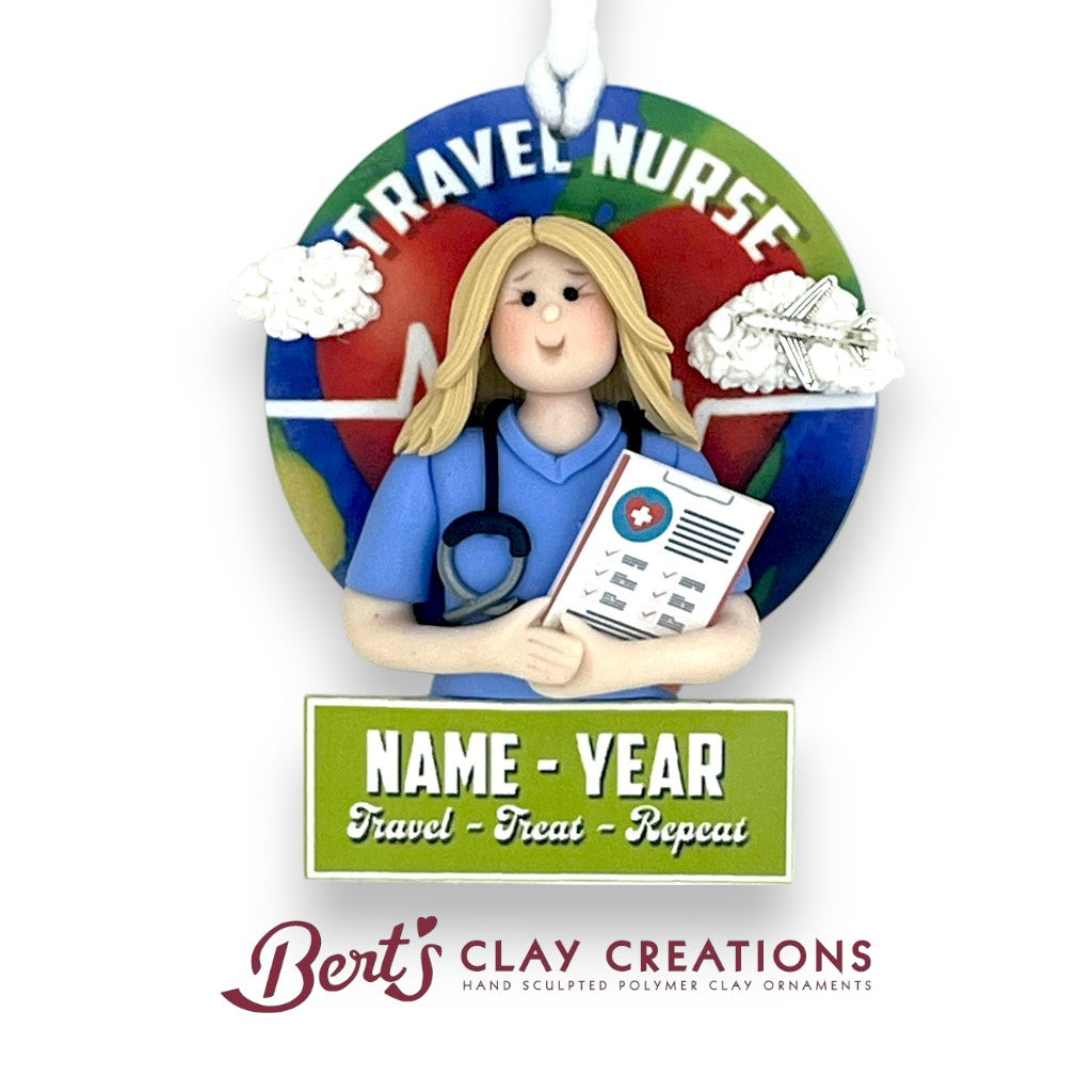 Travel Nurse Ornament