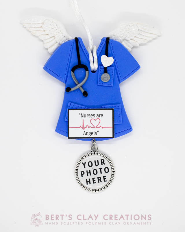 Nurse Angel Photo Ornament