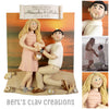 CUSTOM Engagement Full Body Ornament Submission Quote - Bert's Clay Creations