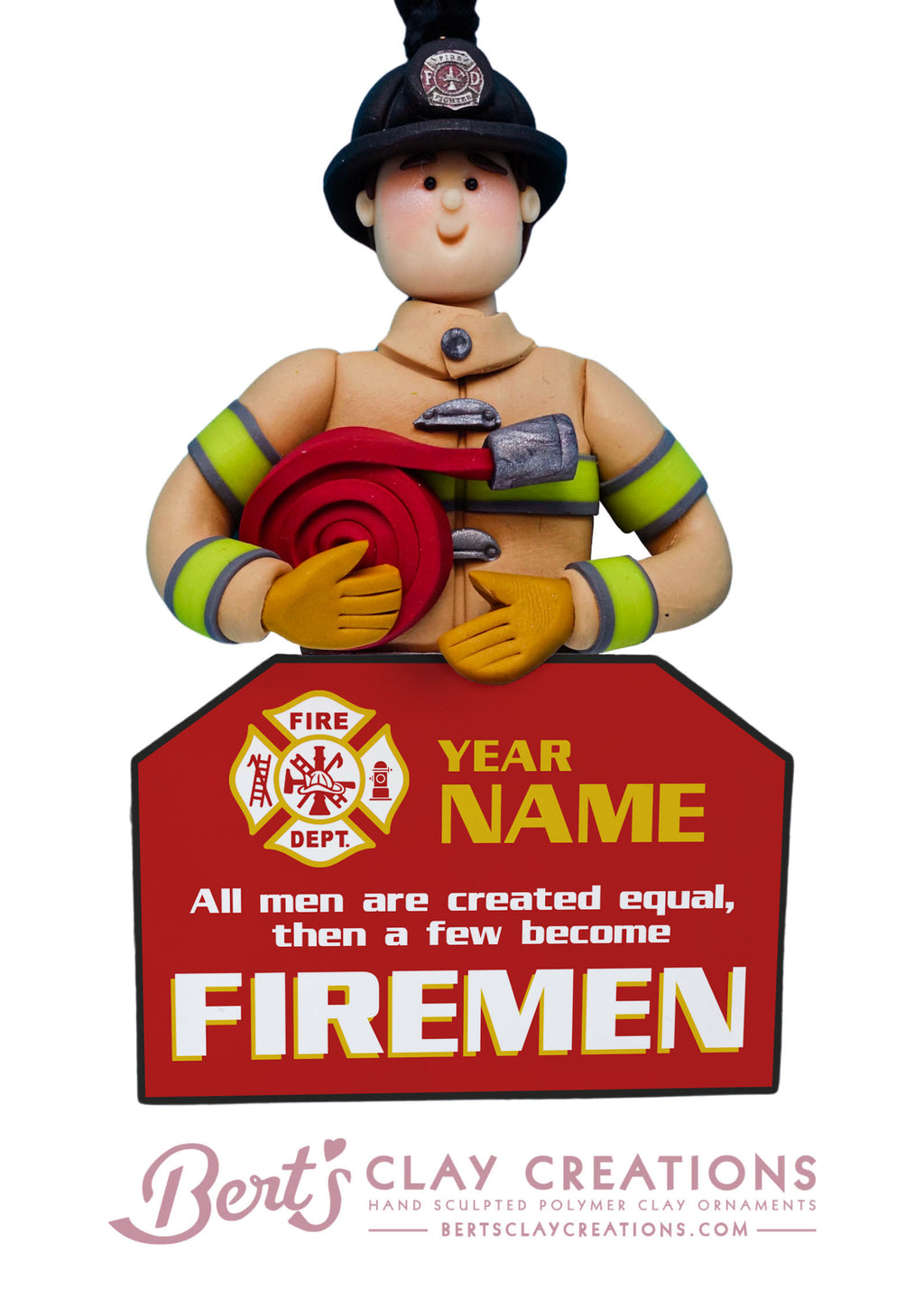 Fireman, Firefighter Ornament
