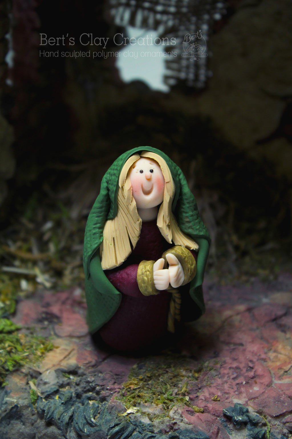Nativity - Mary - Bert's Clay Creations