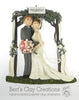CUSTOM BRIDE & GROOM Wedding Ornament Submission Quote - Bert's Clay Creations