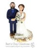 CUSTOM Bride & Groom Cake Topper Submission Quote