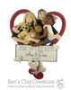 CUSTOM Family Heart Ornament Submission Quote - Bert's Clay Creations