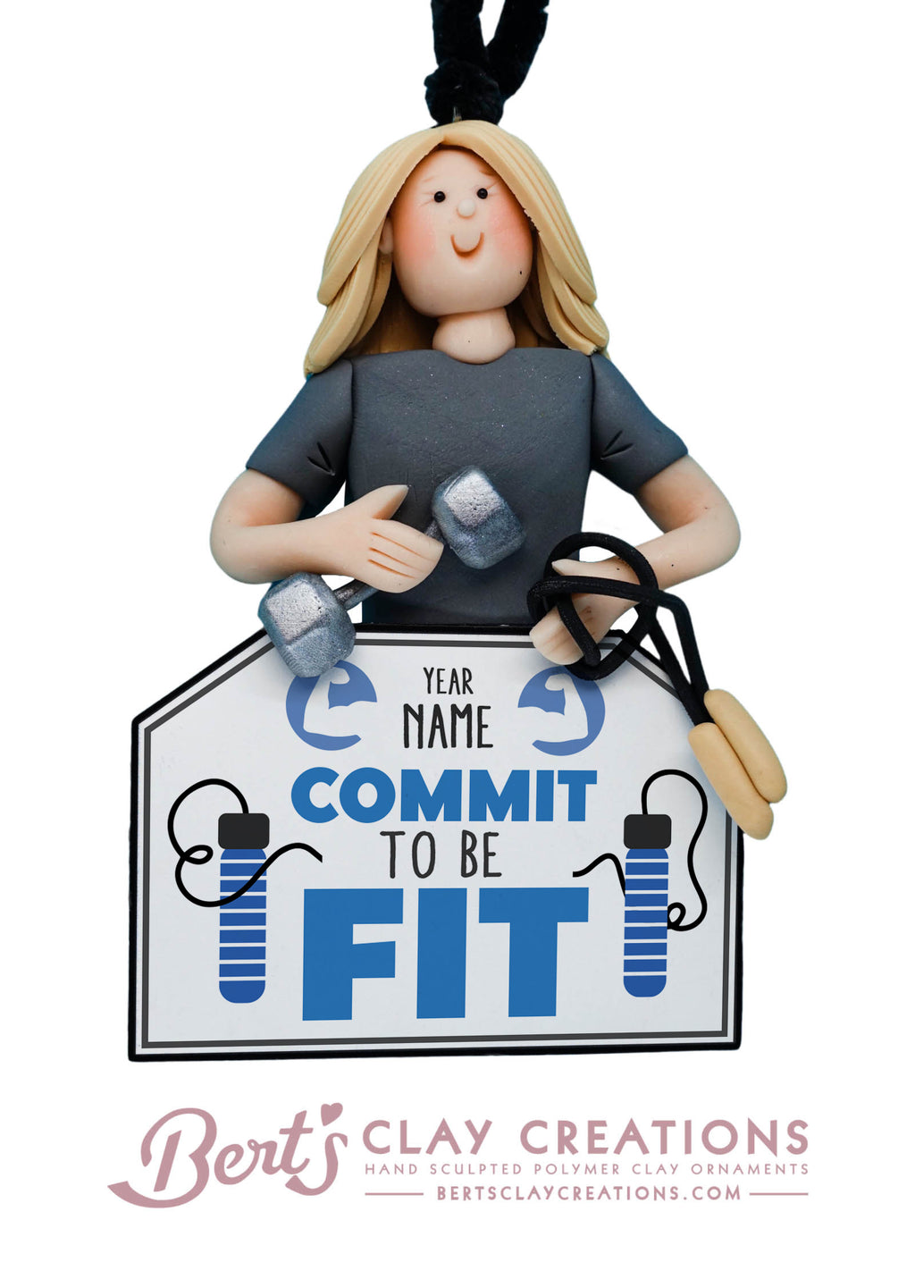 Fitness Lover or Personal Trainer Ornament