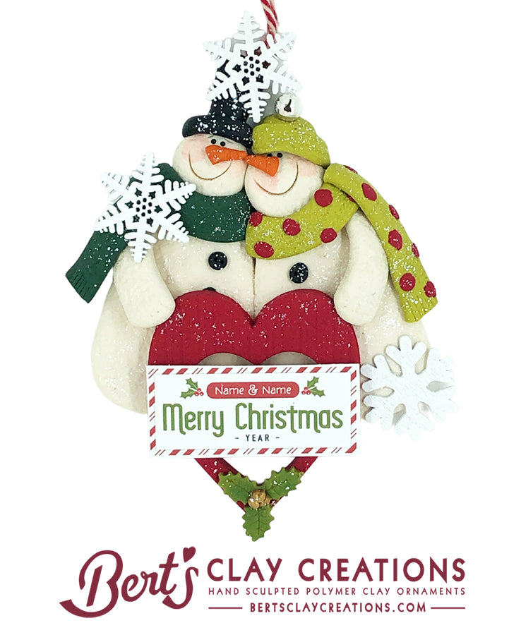 Whimsey Christmas - Snowman Couple 2022
